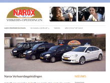 Tablet Screenshot of narox.nl